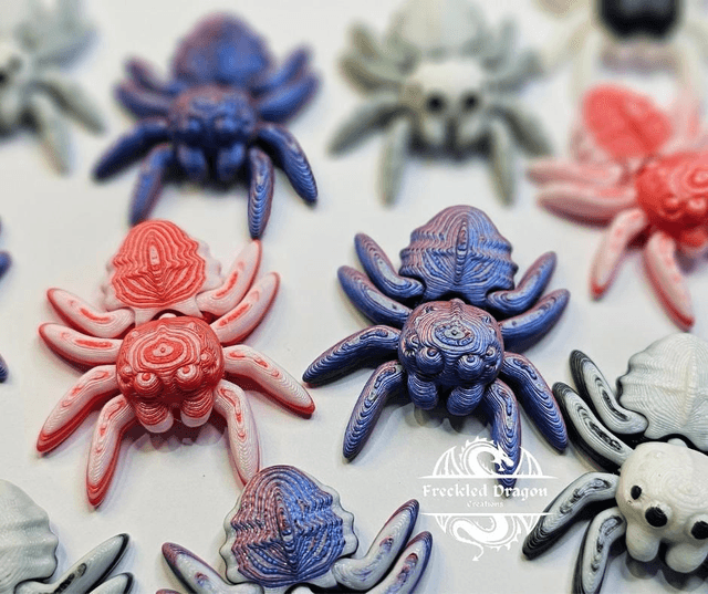Mini jumping spiders 