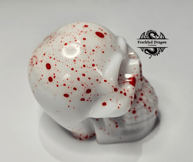 Skull - Red Splatter
