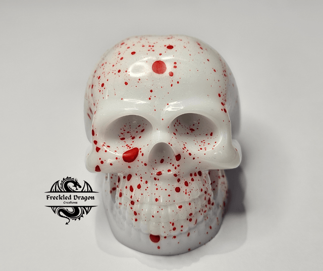 Skull - Red Splatter