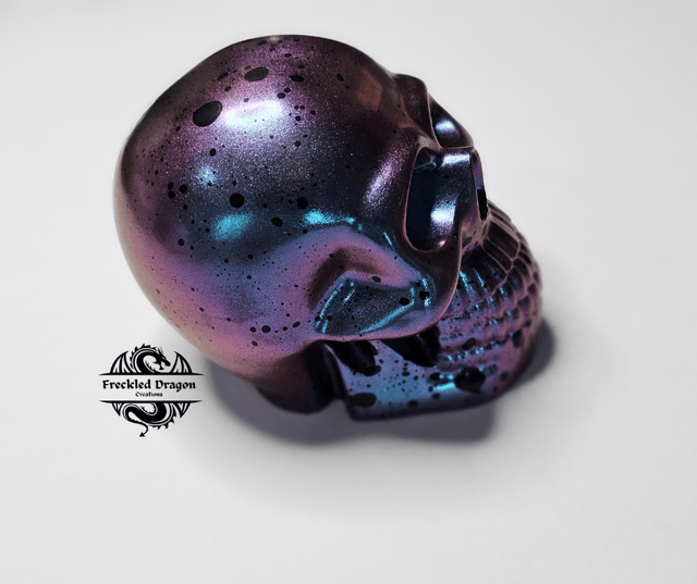 Skull - Purple Chameleon