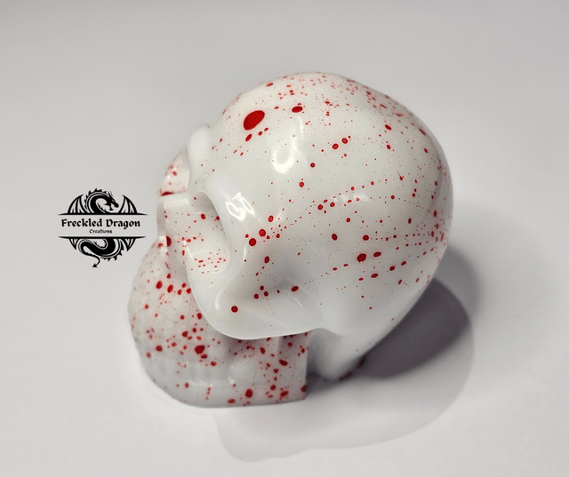 Skull - Red Splatter