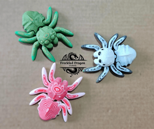 Mini jumping spiders 