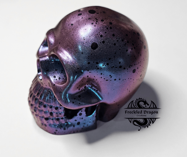 Skull - Purple Chameleon