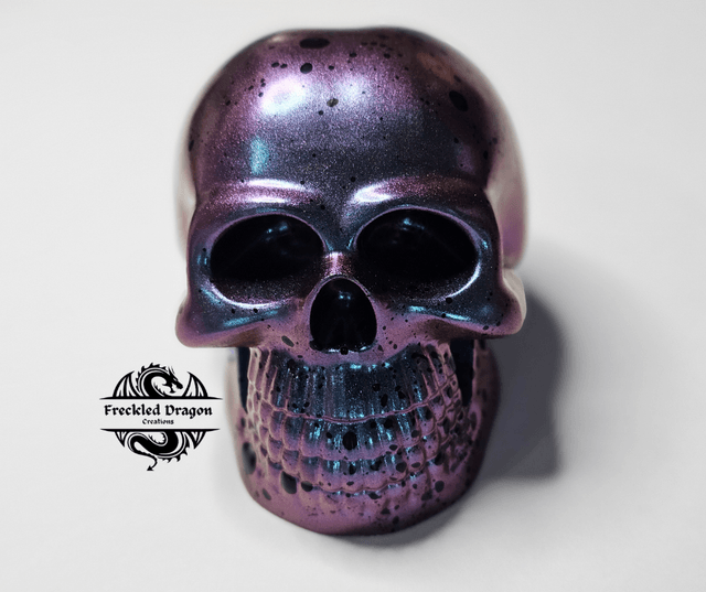 Skull - Purple Chameleon