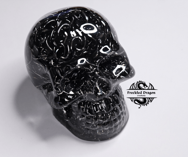 Skull - Black Chain - High Gloss