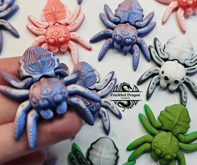 Mini jumping spiders 
